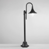 Pavia utomhus trädgårdslampa i svart aluminium, höjd 130 cm Kampanj