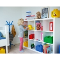 LEGO Brick Drawer med 4 knappar – förvaringslåda i klossdesign Egenskaper