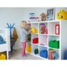 LEGO Brick Drawer med 4 knappar – förvaringslåda i klossdesign Egenskaper