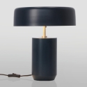Blå vintage skrivbordslampa i metall Kaithal Försäljning
