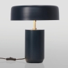 Blå vintage skrivbordslampa i metall Kaithal Försäljning