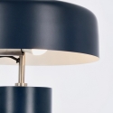 Blå vintage skrivbordslampa i metall Kaithal Rea