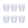 Set med 6 dekorerade vattenglas 325ml Roma Kampanj