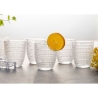 Set med 6 dekorerade vattenglas 325ml Roma Försäljning