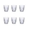 Set med 6 vattenglas 340 ml i klart glas Celine Kampanj