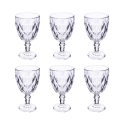 Set med 6 Elizabeth-glas 340 ml i transparent glas Kampanj