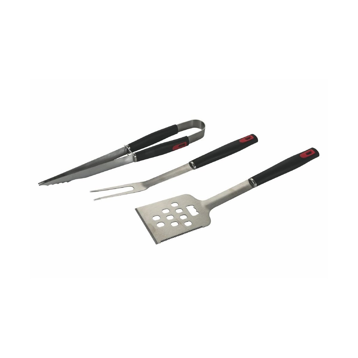 Set med 3 grillredskap i rostfritt stål Zirka Kampanj Set med 3 grillredskap i rostfritt stål Zirka Kampanj