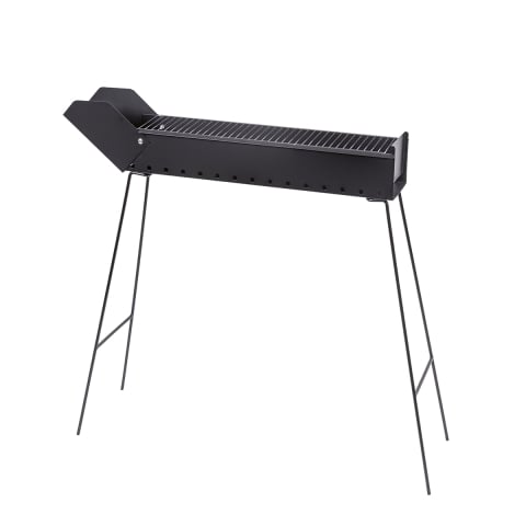 Hopfällbar grill Fornacella Bruna för arrosticini, platsbesparande design Kampanj