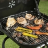Kolgrill med hjul och lock 49x83x47 cm Toska Försäljning