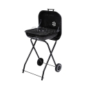 Kolgrill med hjul och lock 49x83x47 cm Toska Kampanj