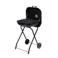 Kolgrill med hjul och lock 49x83x47 cm Toska Kampanj