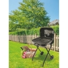 Kolgrill med hjul och lock 49x83x47 cm Toska Erbjudande