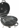 Rund kolgrill Ø57x90 cm med hjul och lock Seara Val
