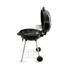 Rund kolgrill Ø57x90 cm med hjul och lock Seara Egenskaper