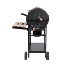 Kolgrill med lock, hjul och 2 trähyllor Matambre Rea