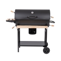 Kolgrill med lock, hjul och 2 trähyllor Matambre Katalog