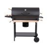 Kolgrill med lock, hjul och 2 trähyllor Matambre Katalog