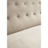 2-sits soffa i tyg med vintage sammetseffekt i taupe Zelto Försäljning
