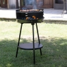 Kolgrill med justerbart runt galler Ø 38 cm Grato Erbjudande