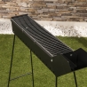 Hopfällbar grill Fornacella Bruna för arrosticini, platsbesparande design Erbjudande