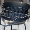 Pipra rund kolgrill med justerbart grillgaller Ø 48 cm och hjul Bestånd