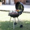 Rund kolgrill Ø57x90 cm med hjul och lock Seara Försäljning