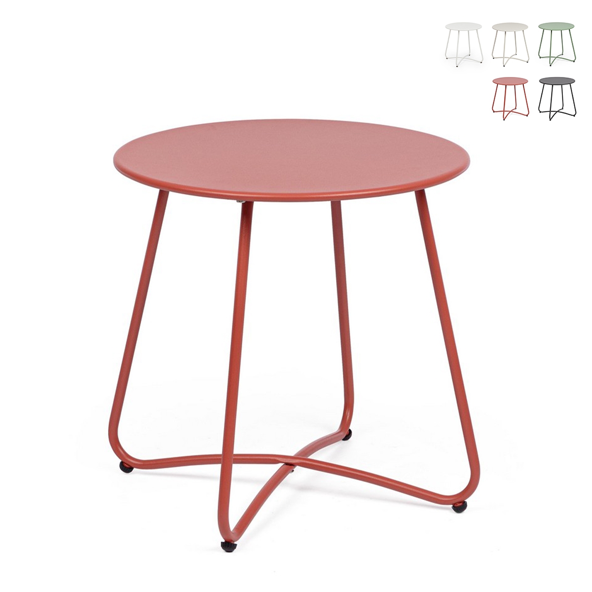 Runt utomhusbord 45cm modern design Bizzotto Austin Rabatter
