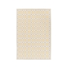 Rektangulär matta 160x230 utomhus inomhus beige guld Bizzotto Marcel Kampanj