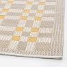 Rektangulär matta 160x230 utomhus inomhus beige guld Bizzotto Marcel Erbjudande