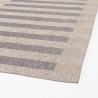 Gråbrun beige Hada matta för inom- och utomhusbruk i polyester Rea