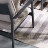 Gråbrun beige Hada matta för inom- och utomhusbruk i polyester Erbjudande