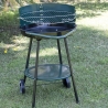 Kolgrill med hjul och justerbart runt galler Ø 48 cm Kivra Val