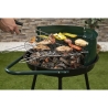 Kolgrill med hjul och justerbart runt galler Ø 48 cm Kivra Erbjudande