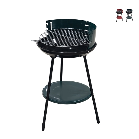 Rund kolgrill Ø 42 cm med höjdjusterbar galler Zafro Kampanj