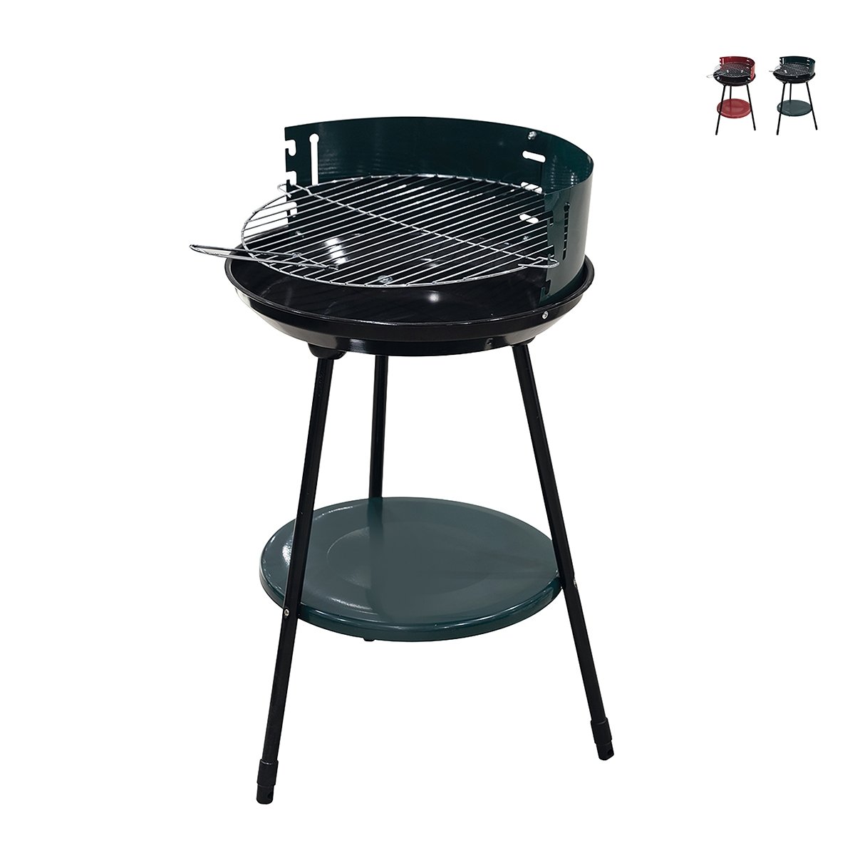 Rund kolgrill Ø 42 cm med höjdjusterbar galler Zafro Kampanj Rund kolgrill Ø 42 cm med höjdjusterbar galler Zafro Kampanj