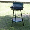 Rund kolgrill Ø 42 cm med höjdjusterbar galler Zafro Rea