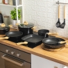10-delars koksset i non-stick aluminium Fuji Val