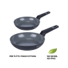 Set med 2 stekpannor i aluminium med non-stick keramisk beläggning Berlino Erbjudande