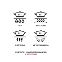 Set med 2 svarta non-stick aluminiumpannor med trähandtag Fuji Katalog