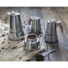 Espressobryggare moka 6 koppar rostfritt stål träeffekt handtag Riko Försäljning
