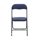Set med 6 hopfällbara stolar med vadderad sits i sammetslook Pexis Kostnad