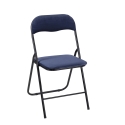 Set med 6 hopfällbara stolar med vadderad sits i sammetslook Pexis Inköp
