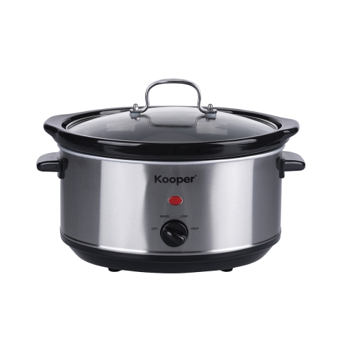 Elektrisk slow cooker i rostfritt stål 3,5 L 200W Valentina Kampanj