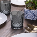 Set om 6 glas, 340 ml, med dekorerad yta Edinburgh Försäljning