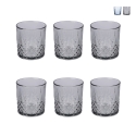 Set om 6 glas, 340 ml, med dekorerad yta Edinburgh Kampanj