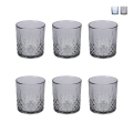 Set om 6 glas, 340 ml, med dekorerad yta Edinburgh Kampanj