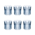 Set med 6 dekorerade glas för vatten 340 ml Dublin Rabatter