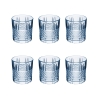Set med 6 dekorerade glas för vatten 340 ml Dublin Rabatter