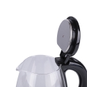 Elektrisk vattenkokare med glaskanna LED-belysning 1800W Nashi Katalog