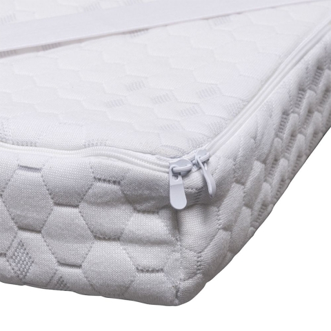 Nuvia madrassöverdrag 160x190 dubbelsäng vit memory foam Kampanj